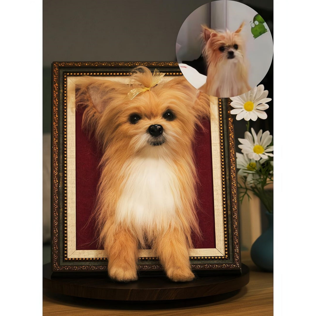 Custom Needle Felt 3D Pet Portrait